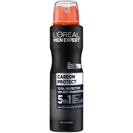 Loreal Men Expert Carbon Protect 5in1 Antyperspirant Spray 150 ml
