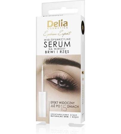 Delia wielofunkcyjne Serum na wzrost brwi i rzęs z efektem spektakularnej naturalności 7ml